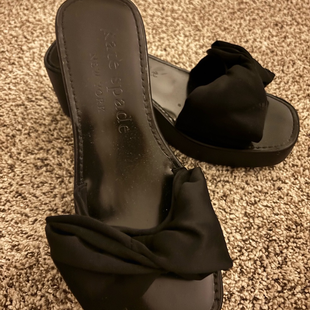 STILL AVAILABLE- (not sold) Kate Spade Black Mules Versatile Comfort